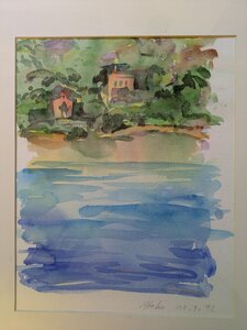„Atoko“, Aquarell, 52,5 x 43 cm, © Wolfgang Marquart 1992
