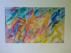 „Im Sonnenschein“, Aquarell, 100 x 70 cm, © Wolfgang Marquart 2008
