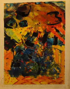 „Chaos und Ordnung“, Öl auf Leinwand, 80 x 60 cm, © Wolfgang Marquart